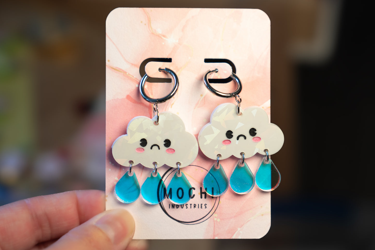 Rain Cloud Earrings