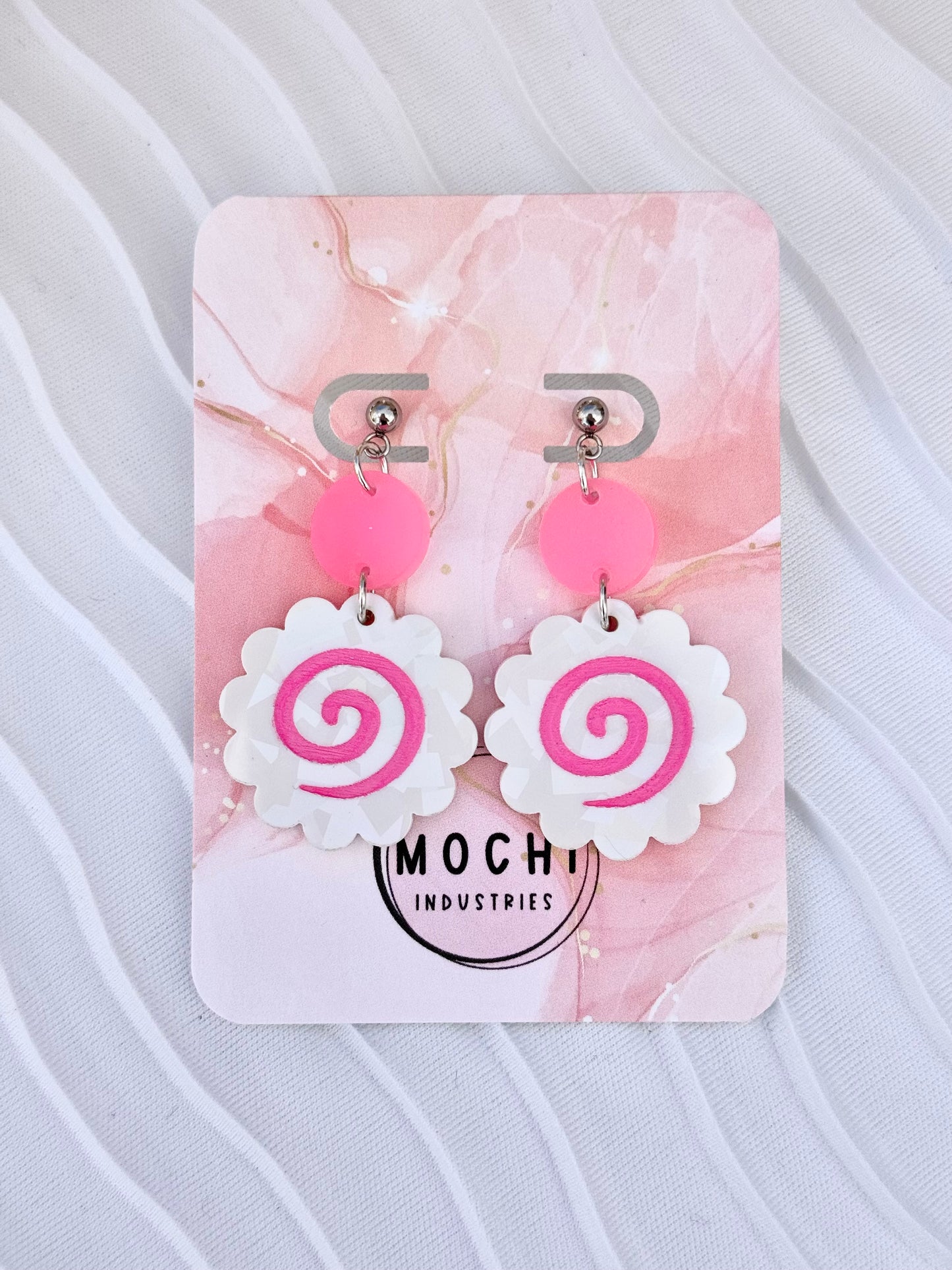 Narutomaki Earrings