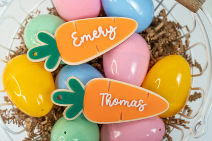 Easter Basket Carrot Tags