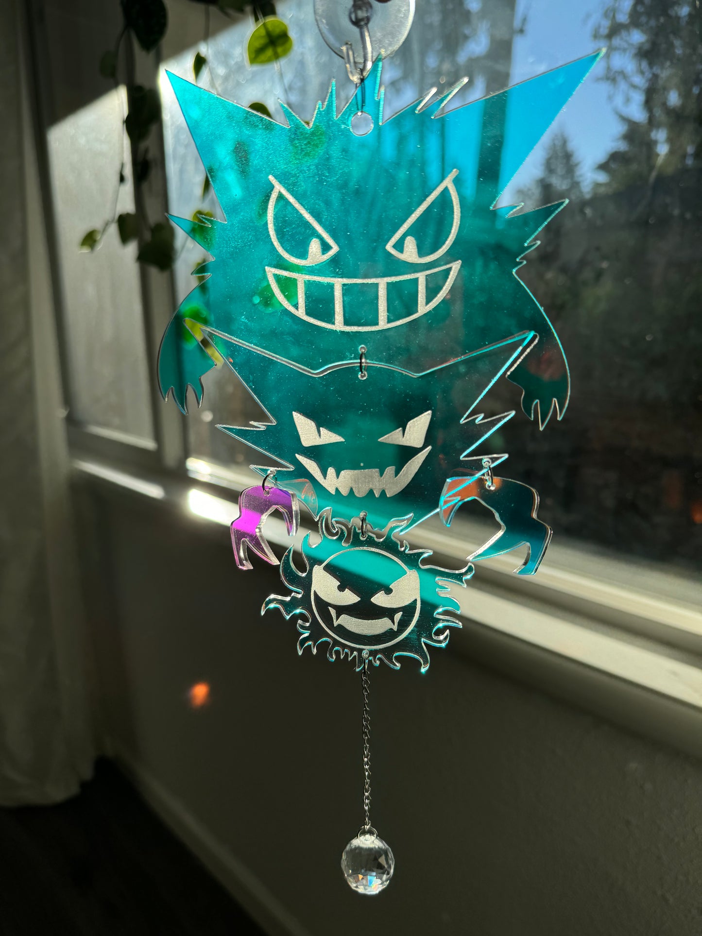 Gengar Evolution Sun Catcher